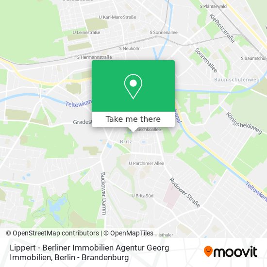 Карта Lippert - Berliner Immobilien Agentur Georg Immobilien
