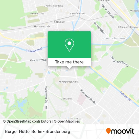 Burger Hütte map