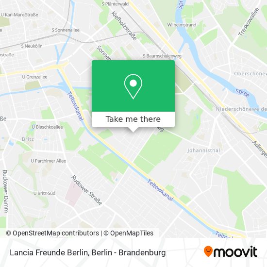 Lancia Freunde Berlin map