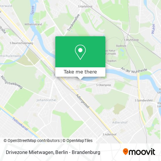 Drivezone Mietwagen map