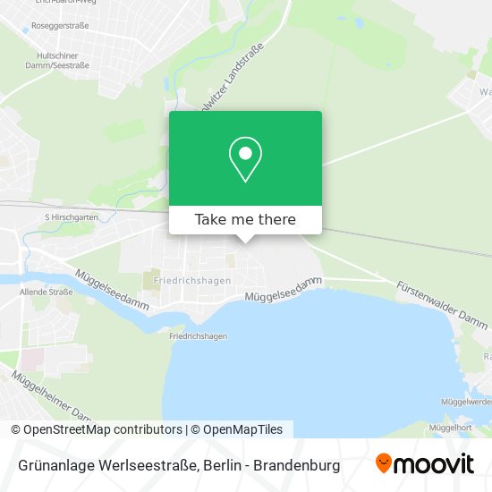 Grünanlage Werlseestraße map