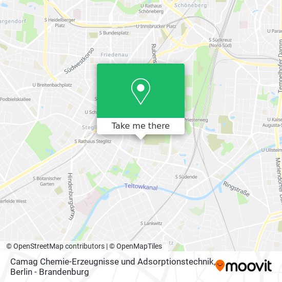 Camag Chemie-Erzeugnisse und Adsorptionstechnik map