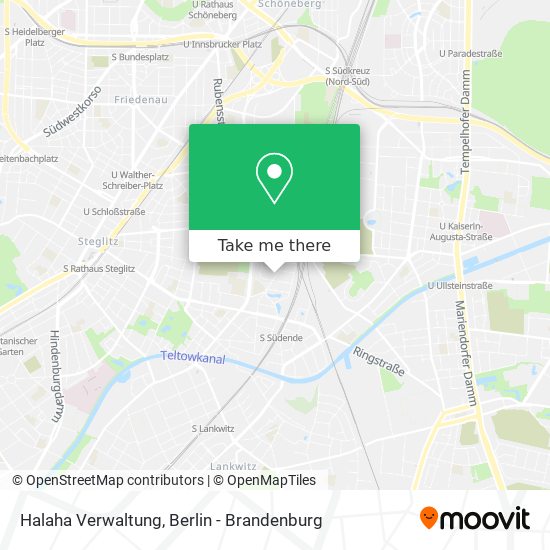 Halaha Verwaltung map