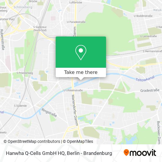 Hanwha Q-Cells GmbH HQ map