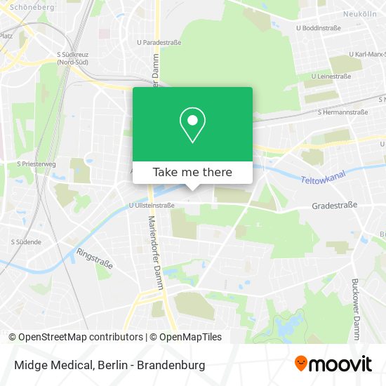 Midge Medical map