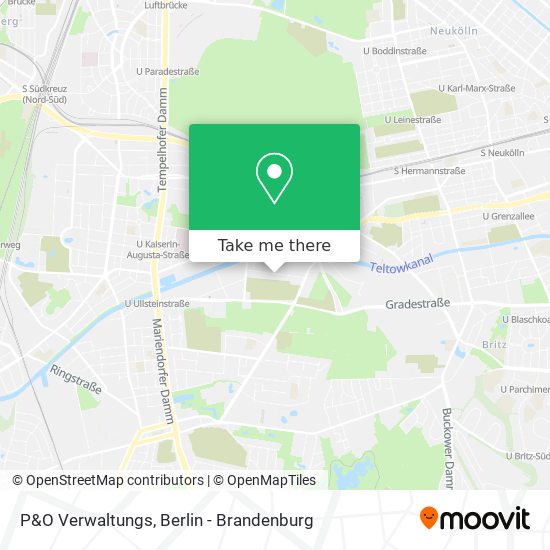P&O Verwaltungs map