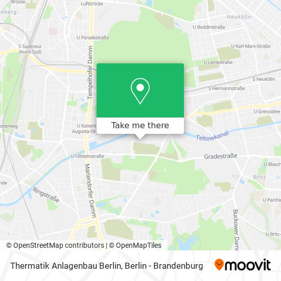 Карта Thermatik Anlagenbau Berlin