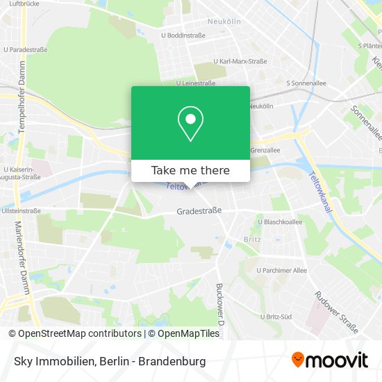 Sky Immobilien map