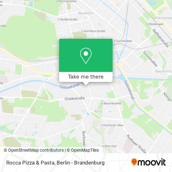 Rocca Pizza & Pasta map