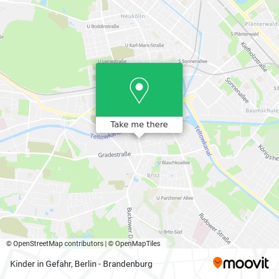 Kinder in Gefahr map