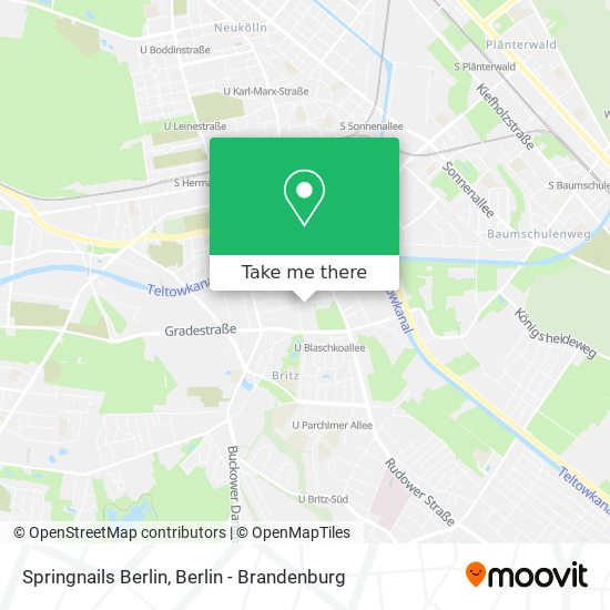 Springnails Berlin map