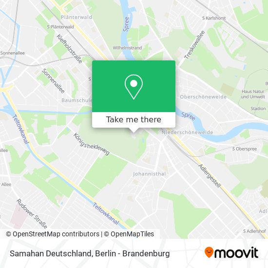 Карта Samahan Deutschland