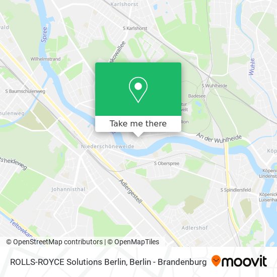 ROLLS-ROYCE Solutions Berlin map