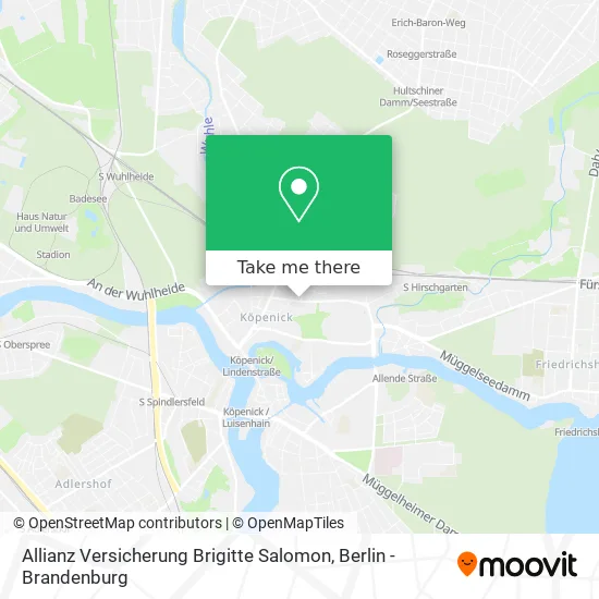 Карта Allianz Versicherung Brigitte Salomon