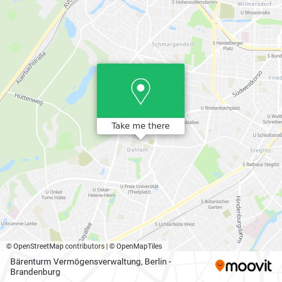 Bärenturm Vermögensverwaltung map