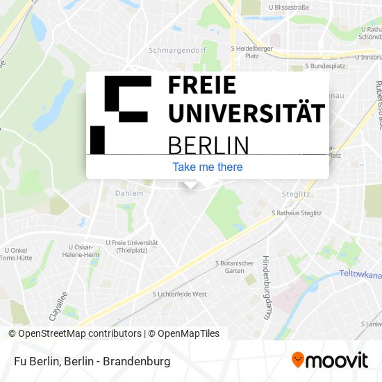Fu Berlin map