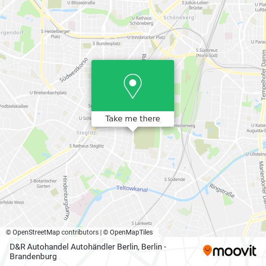 D&R Autohandel Autohändler Berlin map