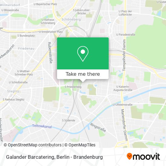 Galander Barcatering map