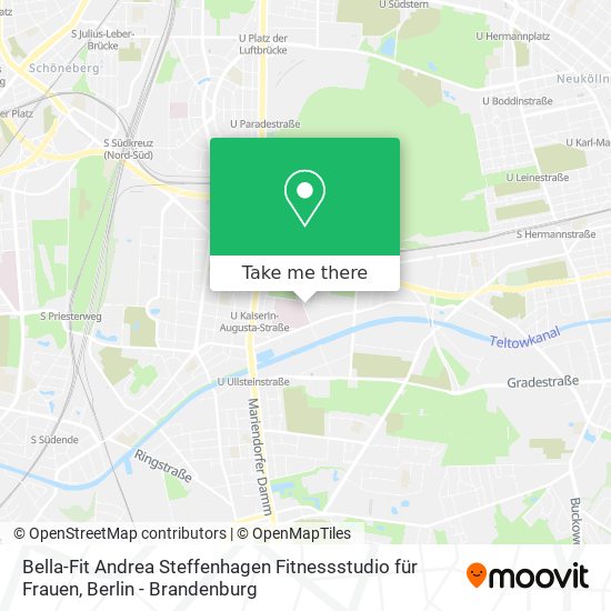 Bella-Fit Andrea Steffenhagen Fitnessstudio für Frauen map