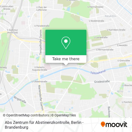 Abs Zentrum für Abstinenzkontrolle map