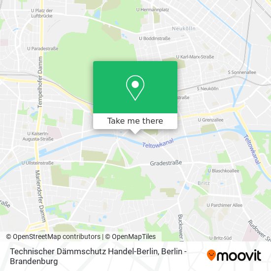 Карта Technischer Dämmschutz Handel-Berlin
