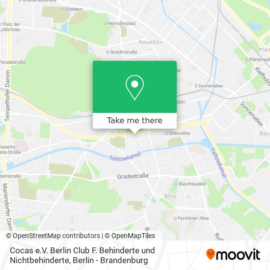 Cocas e.V. Berlin Club F. Behinderte und Nichtbehinderte map