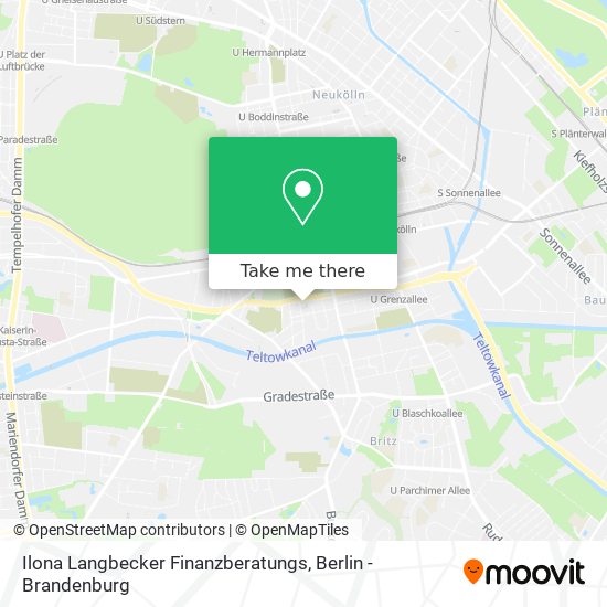 Ilona Langbecker Finanzberatungs map