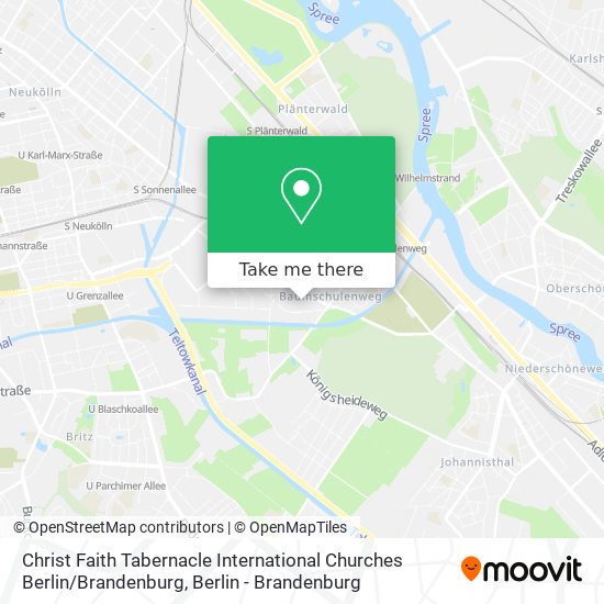 Christ Faith Tabernacle International Churches Berlin / Brandenburg map