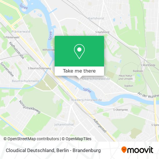 Карта Cloudical Deutschland