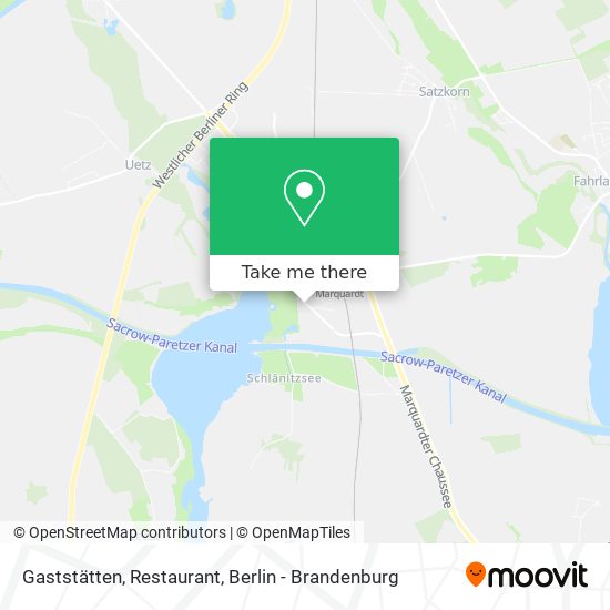 Gaststätten, Restaurant map