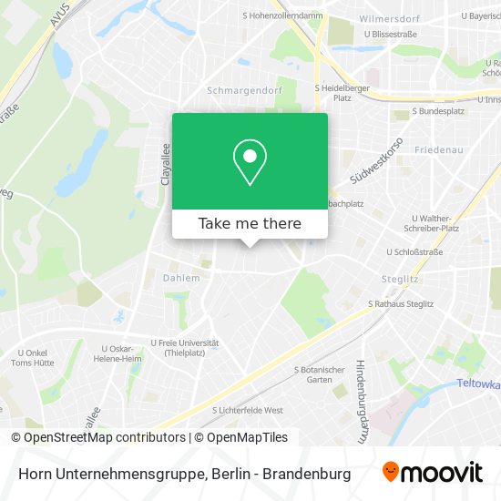 Horn Unternehmensgruppe map