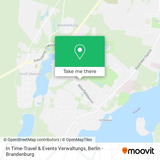 In Time-Travel & Events Verwaltungs map