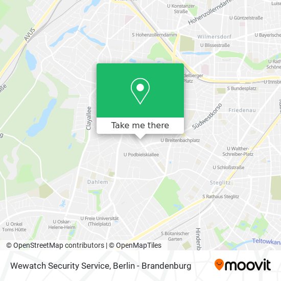 Wewatch Security Service map