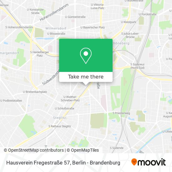 Карта Hausverein Fregestraße 57