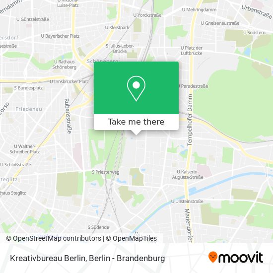 Kreativbureau Berlin map