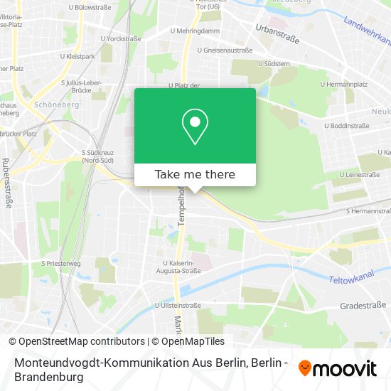 Monteundvogdt-Kommunikation Aus Berlin map