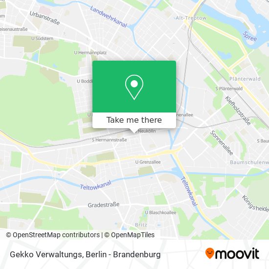 Gekko Verwaltungs map