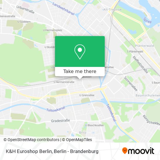 Карта K&H Euroshop Berlin