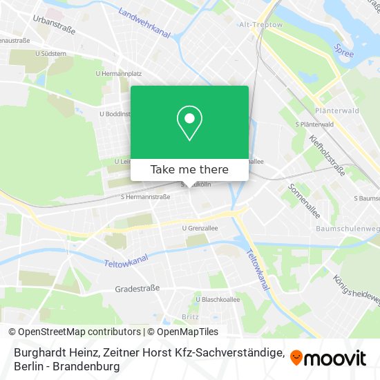Burghardt Heinz, Zeitner Horst Kfz-Sachverständige map
