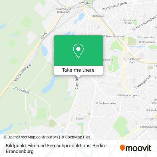 Bildpunkt Film-und Fernsehproduktions map