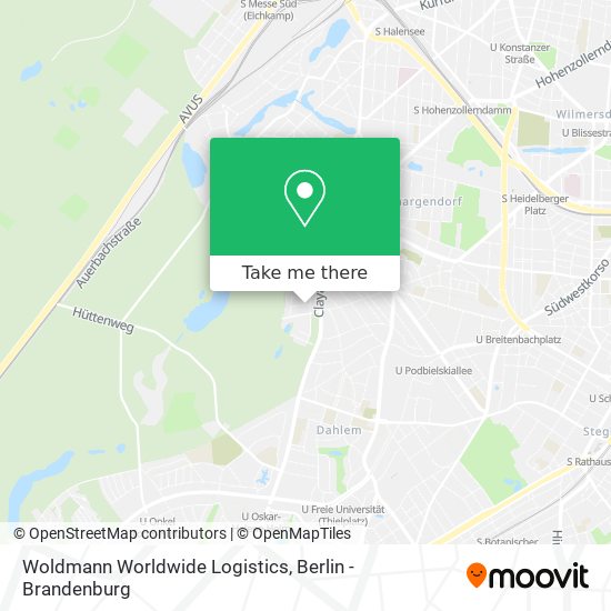 Woldmann Worldwide Logistics map