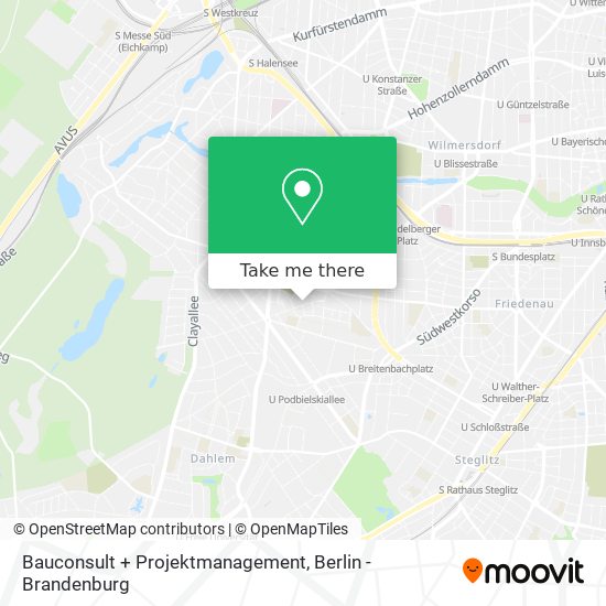 Bauconsult + Projektmanagement map