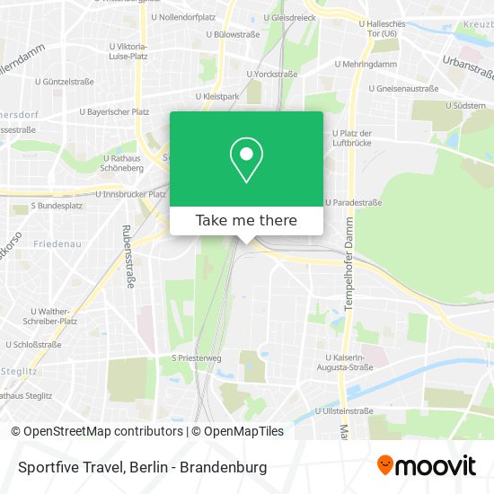 Sportfive Travel map