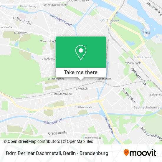 Карта Bdm Berliner Dachmetall