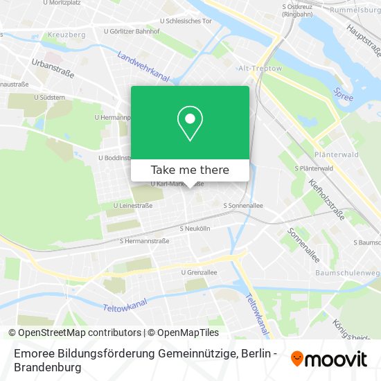 Emoree Bildungsförderung Gemeinnützige map