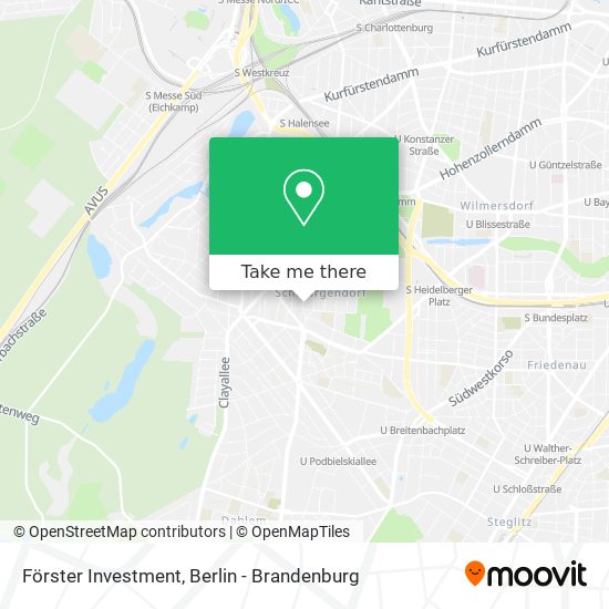 Förster Investment map