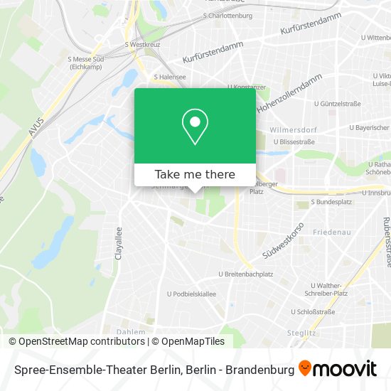 Карта Spree-Ensemble-Theater Berlin