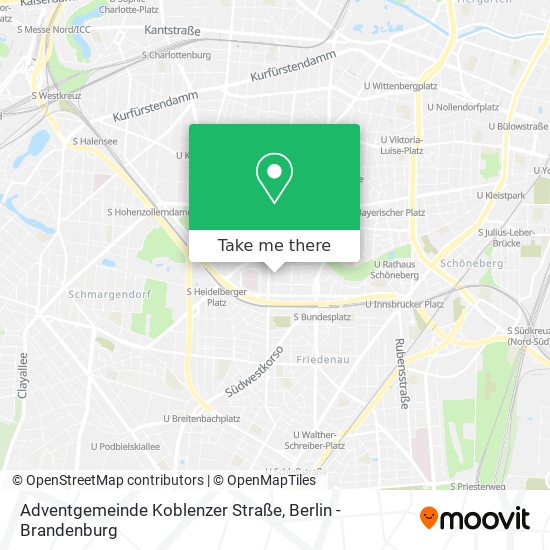 Adventgemeinde Koblenzer Straße map