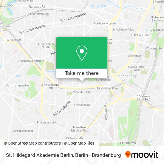 St. Hildegard Akademie Berlin map