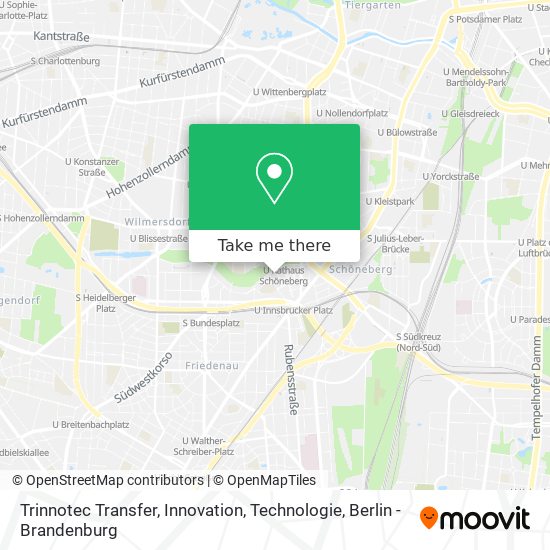 Trinnotec Transfer, Innovation, Technologie map